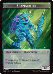 Copy // Shapeshifter Double-Sided Token [Lorwyn Eclipsed Tokens] Magic: The Gathering