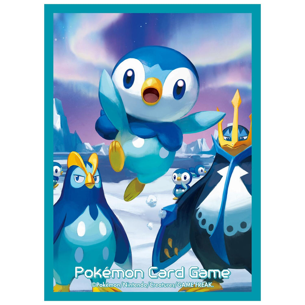 Card Sleeves - Piplup & Potaishi & Empoleon (64-Pack) (Pokemon Center Japan Exclusive) Pokémon
