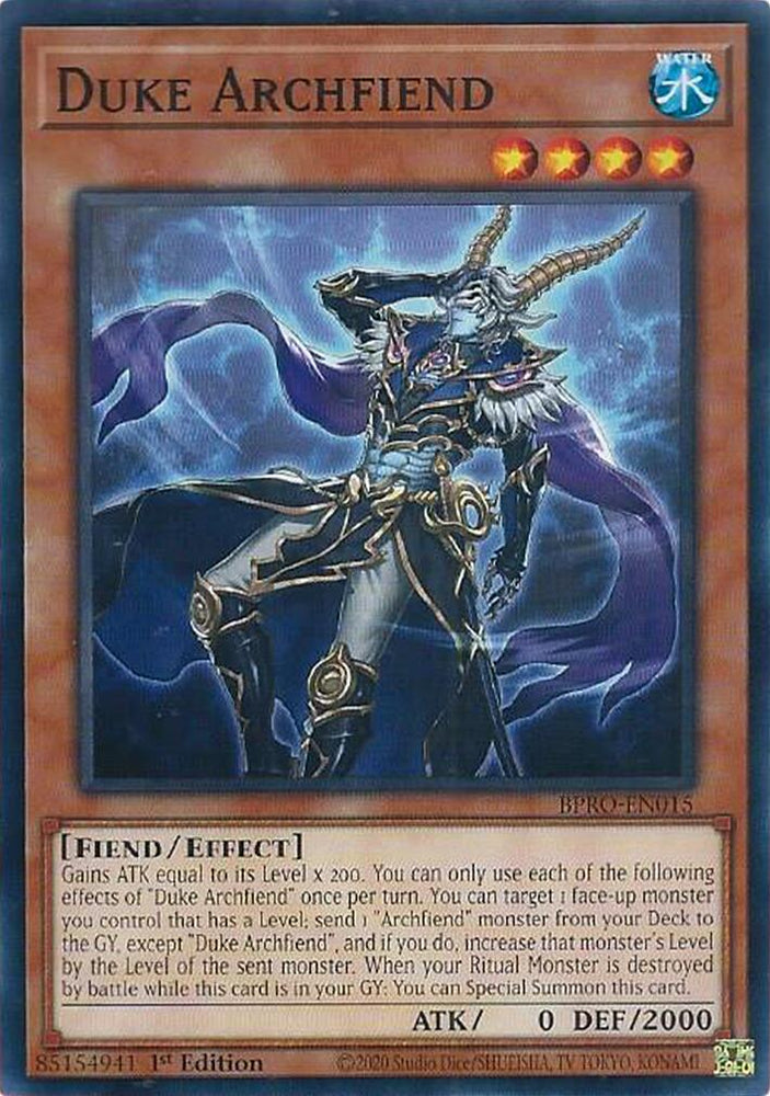 Duke Archfiend [BPRO-EN015] Common Yu-Gi-Oh!