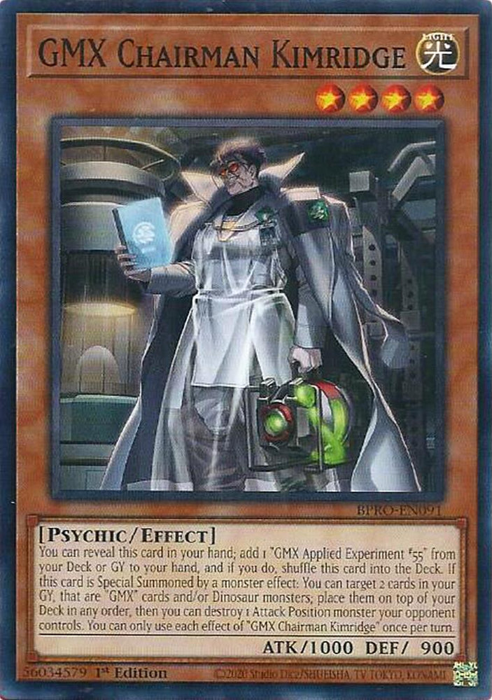 GMX Chairman Kimridge [BPRO-EN091] Common Yu-Gi-Oh!