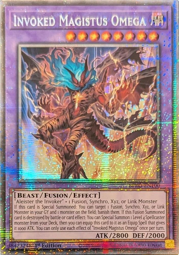 Invoked Magistus Omega (Starlight Rare) [BPRO-EN100] Starlight Rare Yu-Gi-Oh!