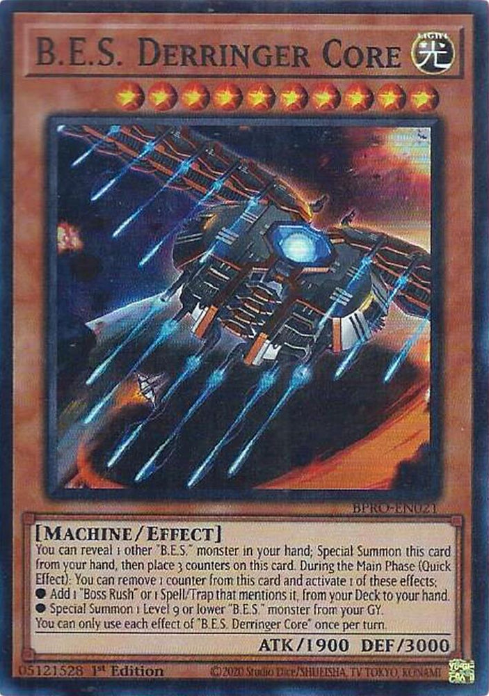 B.E.S. Derringer Core [BPRO-EN021] Super Rare Yu-Gi-Oh!
