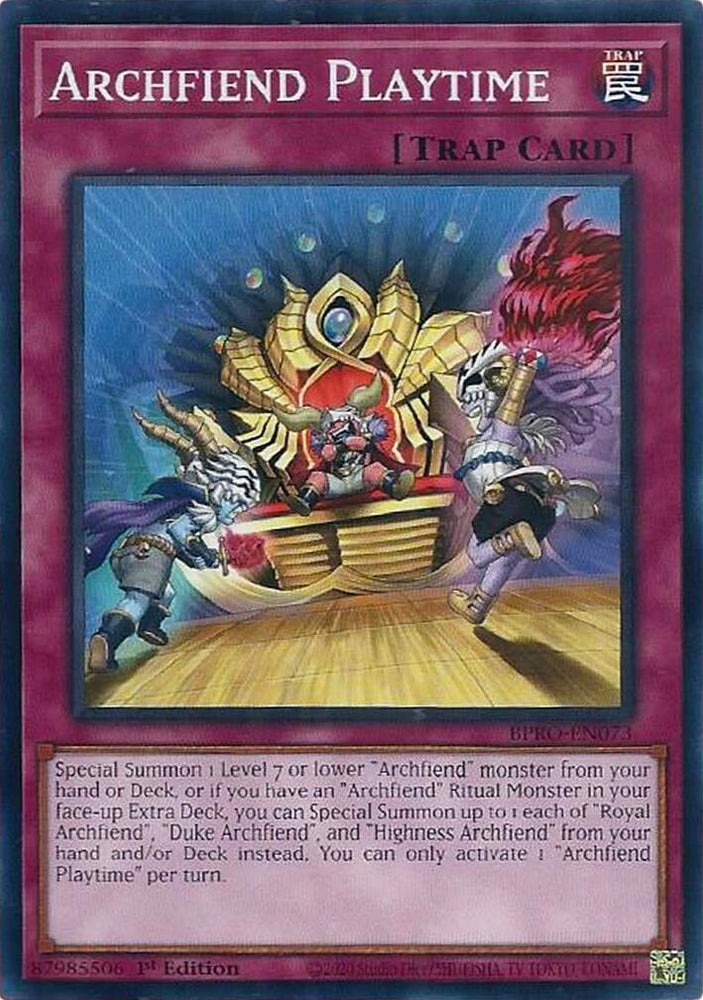 Archfiend Playtime [BPRO-EN073] Common Yu-Gi-Oh!