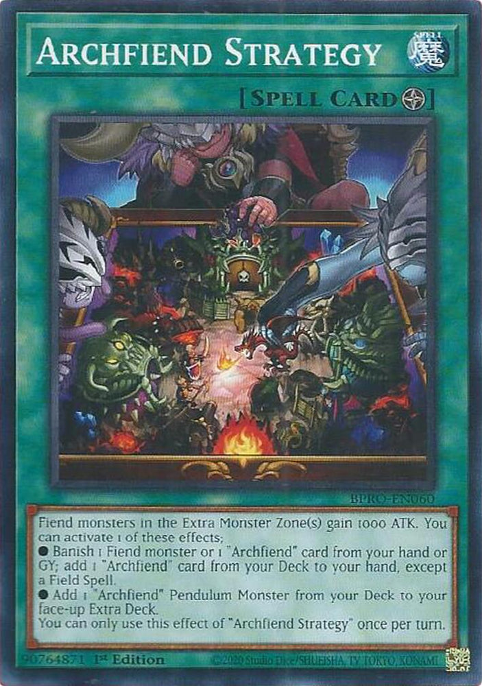 Archfiend Strategy [BPRO-EN060] Rare Yu-Gi-Oh!