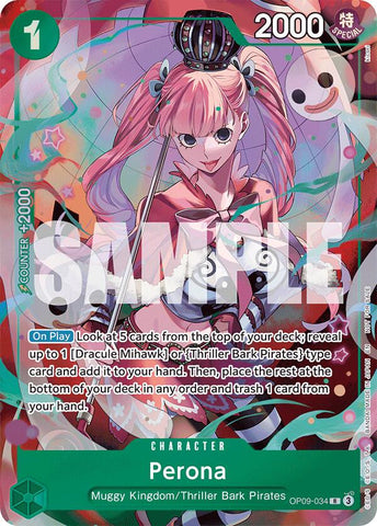 Perona (OP09-034) [Starter Deck: Film Edition] Bandai
