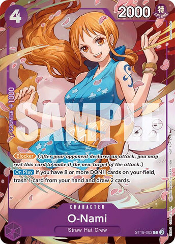 O-Nami (ST18-002) [Starter Deck: Film Edition] Bandai