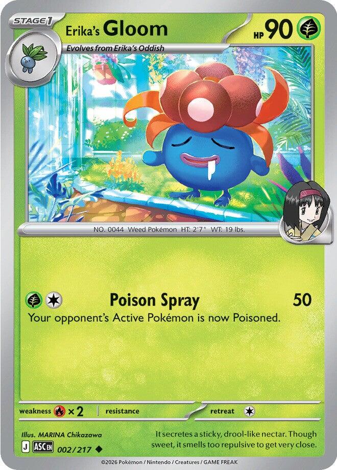 Erika's Gloom (002/217) [Mega Evolution: Ascended Heroes] Pokémon