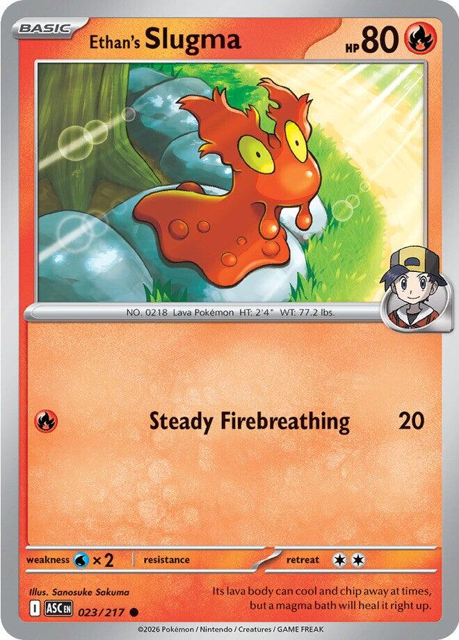 Ethan's Slugma (023/217) [Mega Evolution: Ascended Heroes] Pokémon