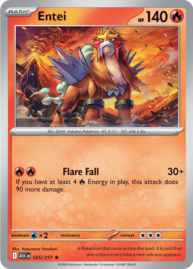 Entei (025/217) [Mega Evolution: Ascended Heroes] Pokémon