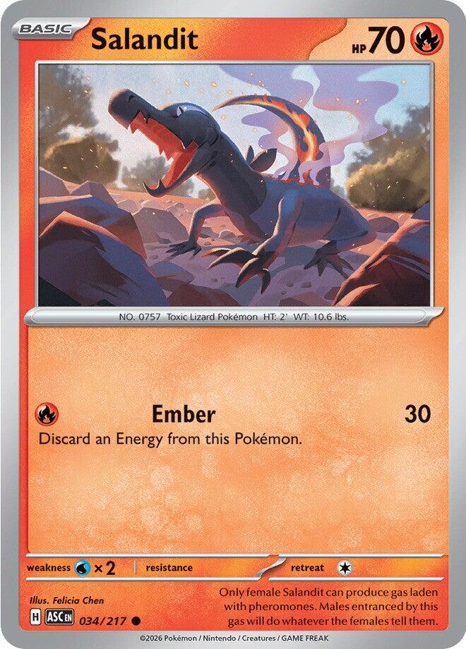 Salandit (034/217) [Mega Evolution: Ascended Heroes] Pokémon