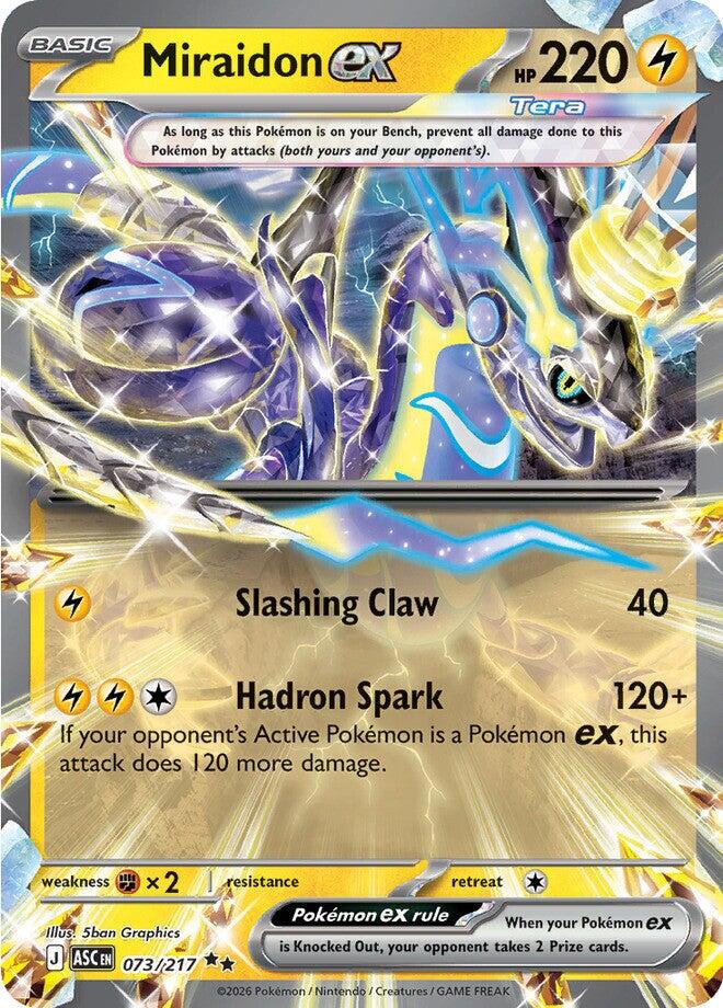 Miraidon ex (073/217) [Mega Evolution: Ascended Heroes] Pokémon
