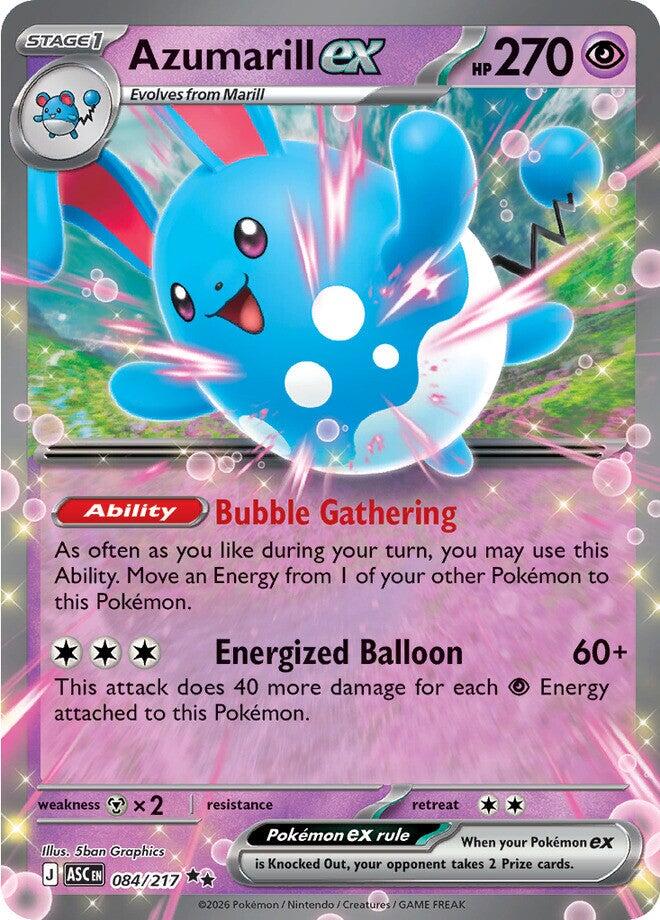 Azumarill ex (084/217) [Mega Evolution: Ascended Heroes] Pokémon