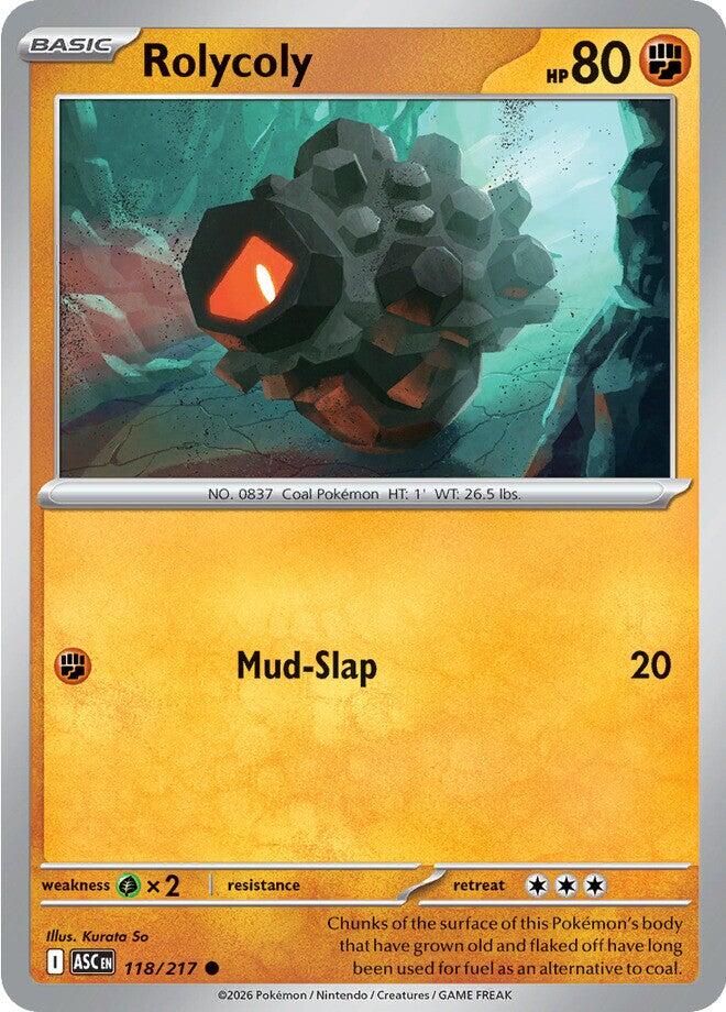 Rolycoly (118/217) [Mega Evolution: Ascended Heroes] Pokémon