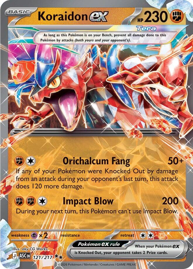 Koraidon ex (121/217) [Mega Evolution: Ascended Heroes] Pokémon