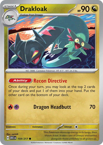 Drakloak (159/217) [Mega Evolution: Ascended Heroes] Pokémon