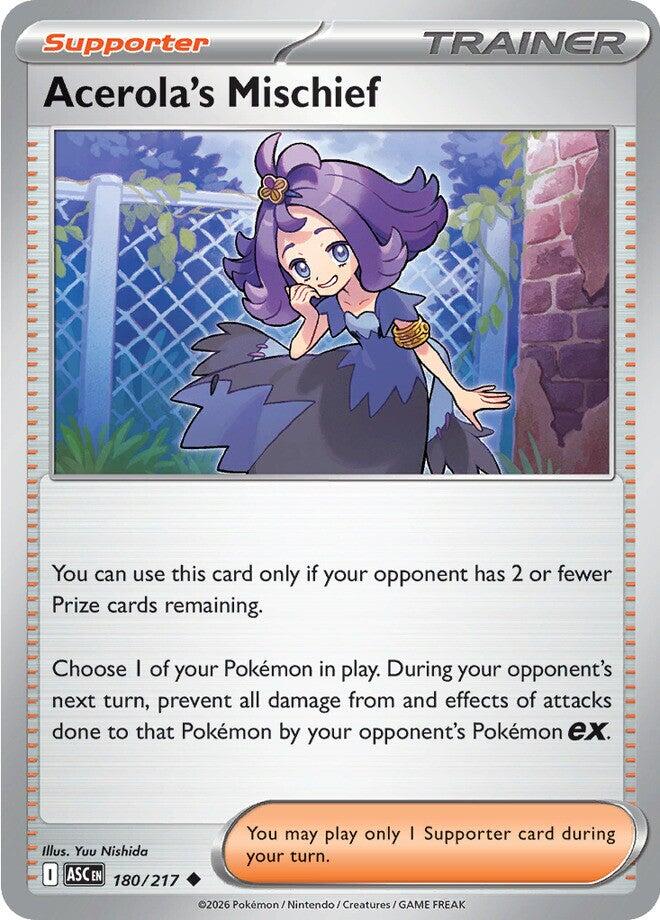 Acerola's Mischief (180/217) [Mega Evolution: Ascended Heroes] Pokémon
