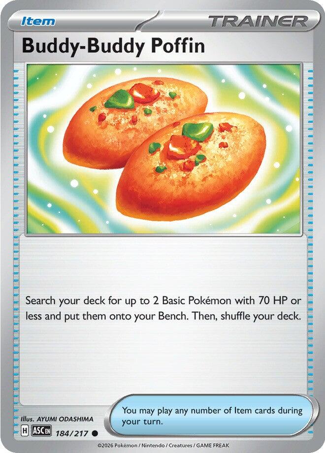 Buddy-Buddy Poffin (184/217) [Mega Evolution: Ascended Heroes] Pokémon