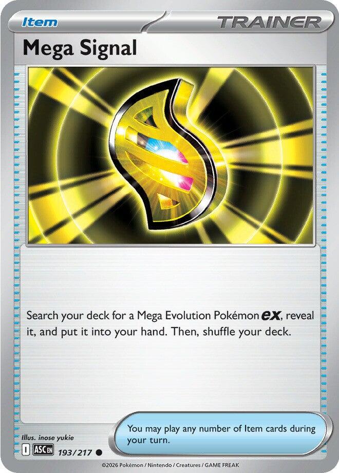 Mega Signal (193/217) [Mega Evolution: Ascended Heroes] Pokémon