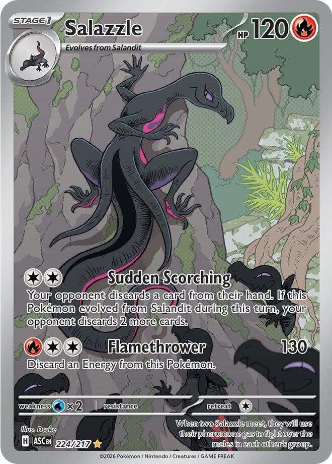 Salazzle (224/217) [Mega Evolution: Ascended Heroes] Pokémon