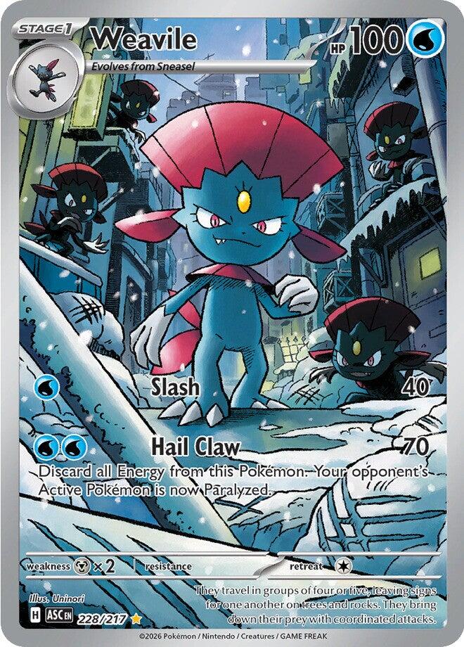 Weavile (228/217) [Mega Evolution: Ascended Heroes] Pokémon