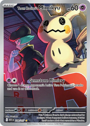 Team Rocket's Mimikyu (238/217) [Mega Evolution: Ascended Heroes] Pokémon