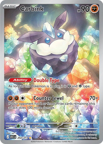Carbink (242/217) [Mega Evolution: Ascended Heroes] Pokémon