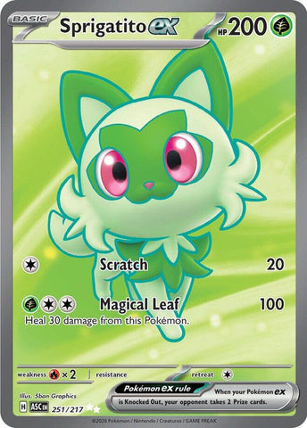 Sprigatito ex (251/217) [Mega Evolution: Ascended Heroes] Pokémon