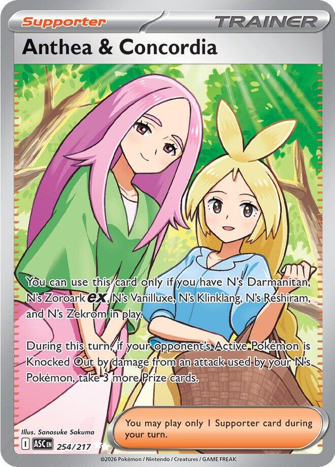 Anthea & Concordia (254/217) [Mega Evolution: Ascended Heroes] Pokémon