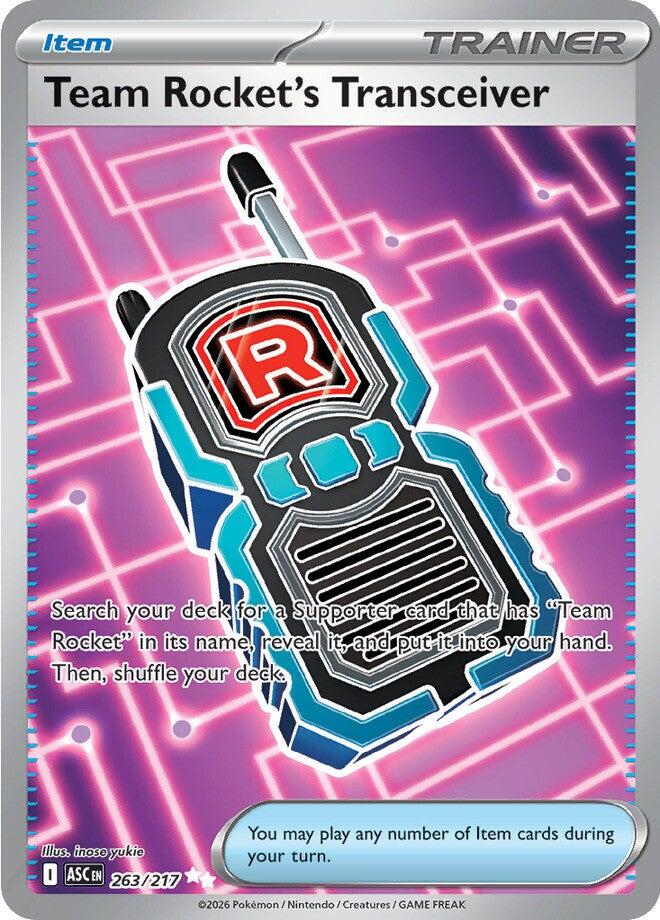 Team Rocket's Transceiver (263/217) [Mega Evolution: Ascended Heroes] Pokémon