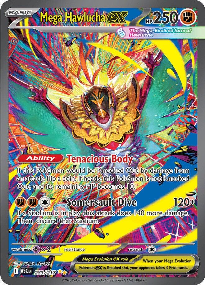 Mega Hawlucha ex (283/217) [Mega Evolution: Ascended Heroes] Pokémon