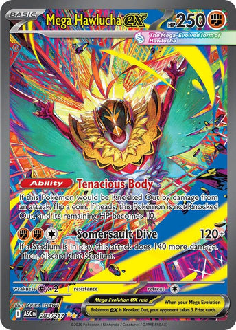 Mega Hawlucha ex (283/217) [Mega Evolution: Ascended Heroes] Pokémon