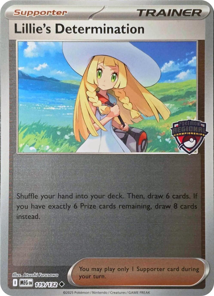 Lillie's Determination (119/132) (Regional Championships) [League & Championship Cards] Pokémon