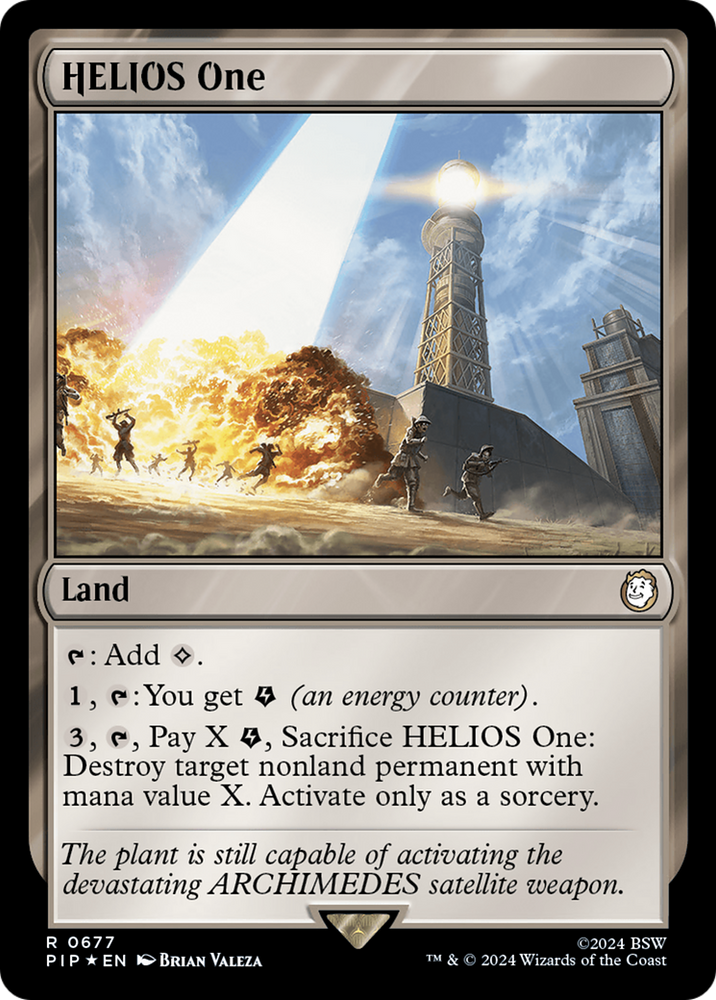 HELIOS One (Surge Foil) [Fallout] Magic: The Gathering