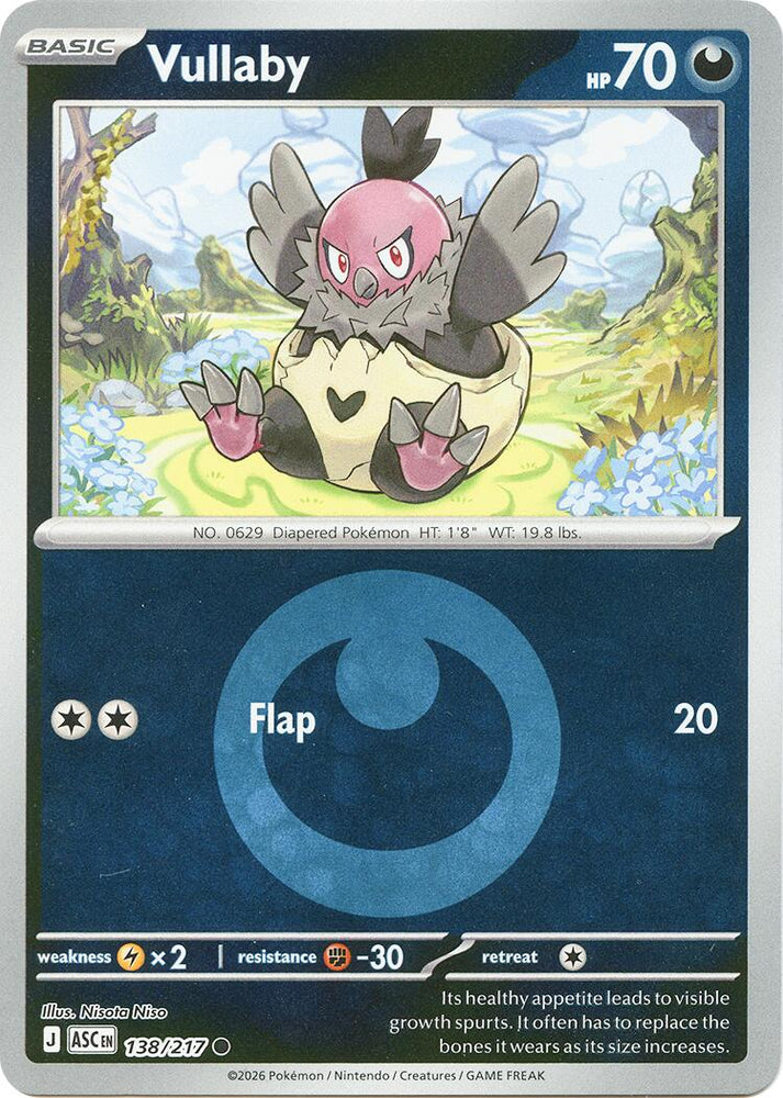 Vullaby (138/217) (Energy Symbol Pattern) [Mega Evolution: Ascended Heroes] Pokémon