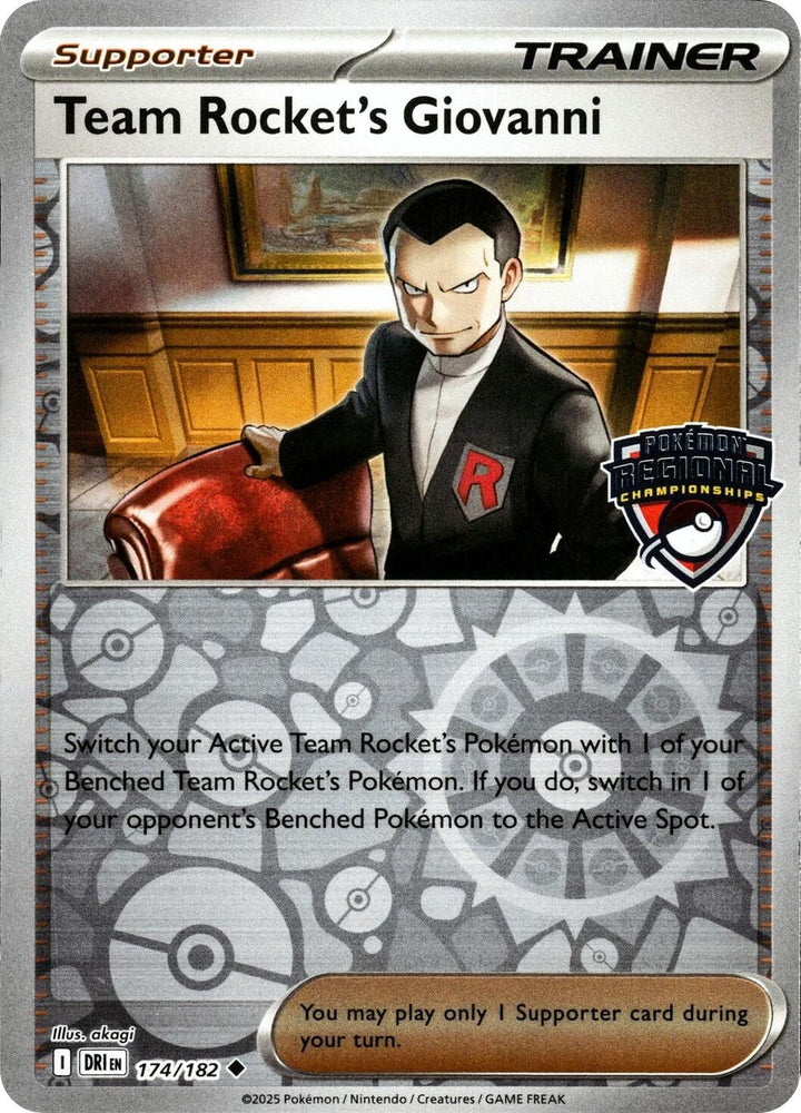 Team Rocket's Giovanni (174/182) [League & Championship Cards] Pokémon