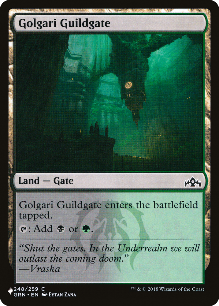 Golgari Guildgate [The List] Magic: The Gathering