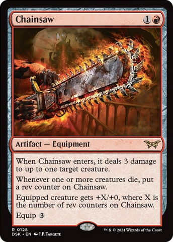 Chainsaw [Duskmourn: House of Horror] Magic: The Gathering