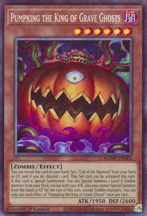 Pumpking the King of Grave Ghosts (Collector's Rare) [MZMU-EN001] Collector's Rare Yu-Gi-Oh!