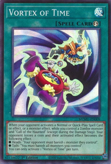Vortex of Time [MZMU-EN009] Super Rare Yu-Gi-Oh!