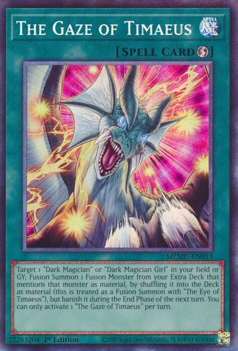 The Gaze of Timaeus (Collector's Rare) [MZMU-EN013] Collector's Rare Yu-Gi-Oh!