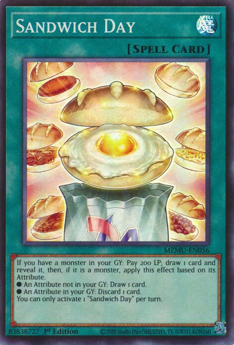 Sandwich Day [MZMU-EN056] Super Rare Yu-Gi-Oh!
