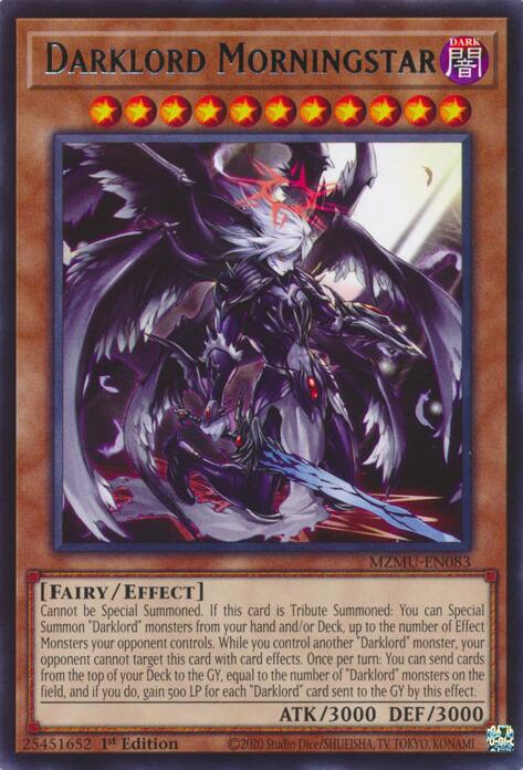 Darklord Morningstar [MZMU-EN083] Rare Yu-Gi-Oh!