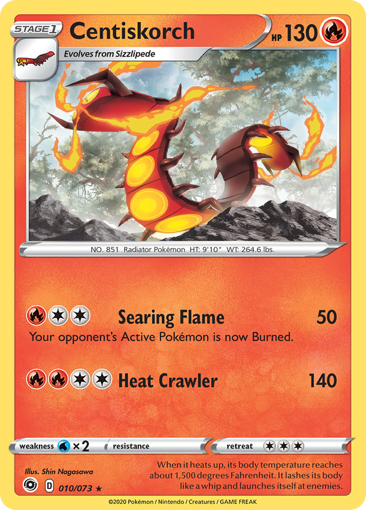 Centiskorch (010/073) [Sword & Shield: Champion's Path] Pokémon