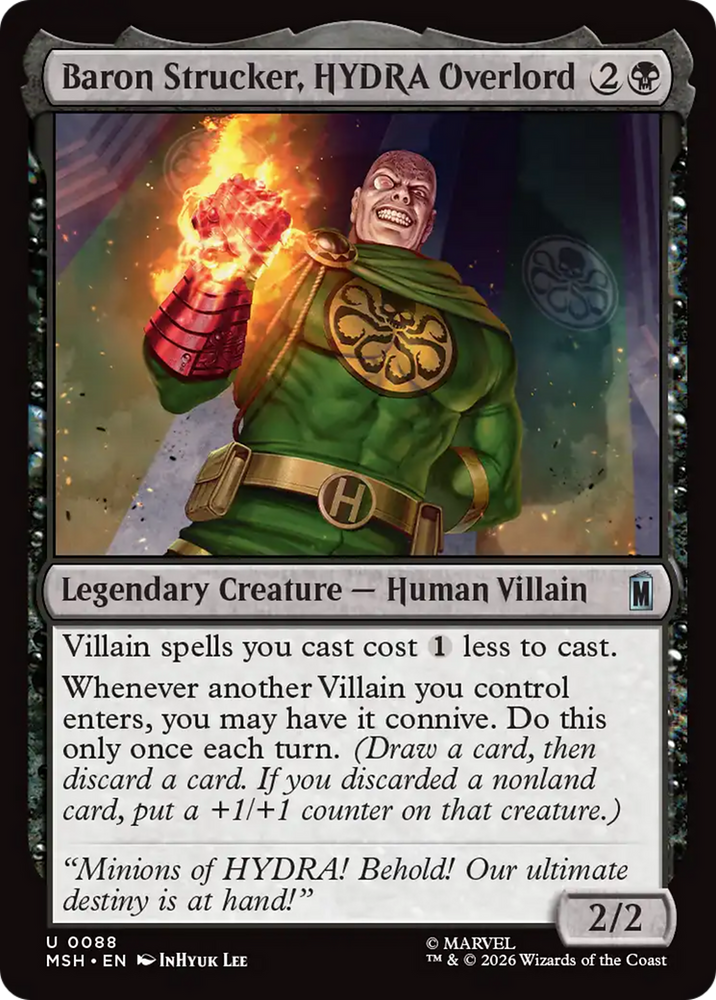 Baron Strucker, HYDRA Overlord [Marvel Super Heroes] Magic: The Gathering