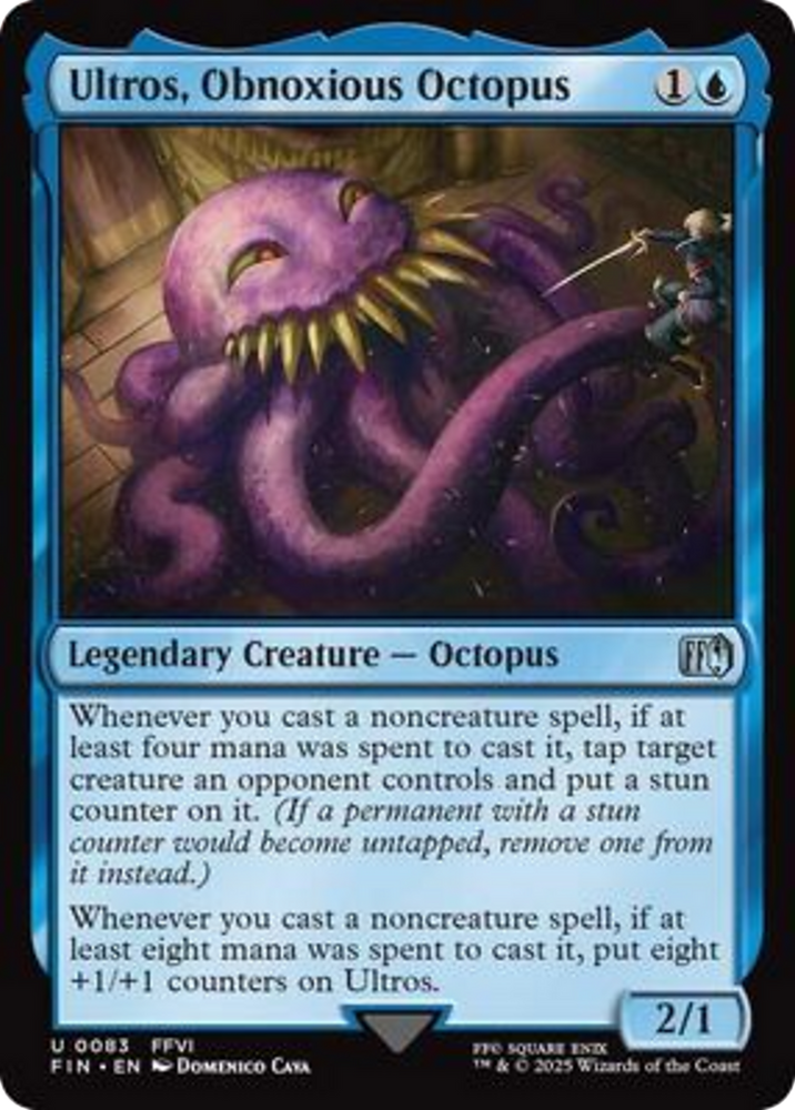 Ultros, Obnoxious Octopus [FINAL FANTASY] Magic: The Gathering