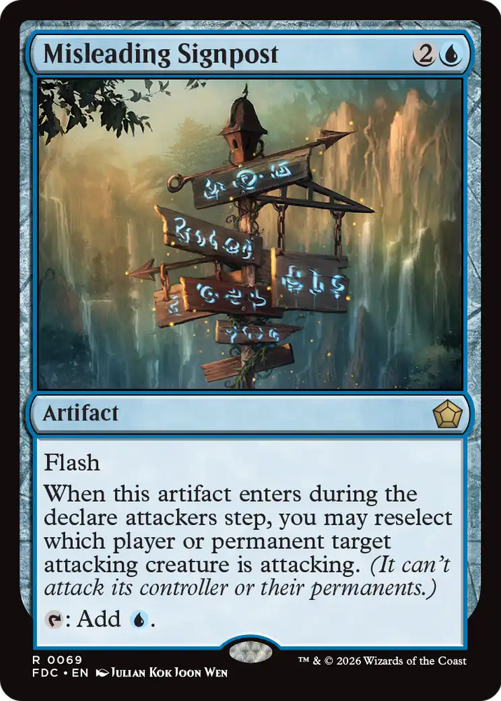 Misleading Signpost [Foundations Commander] Magic: The Gathering