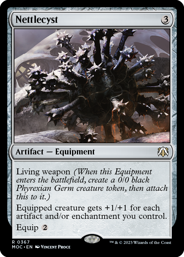 Nettlecyst [March of the Machine Commander] Magic: The Gathering