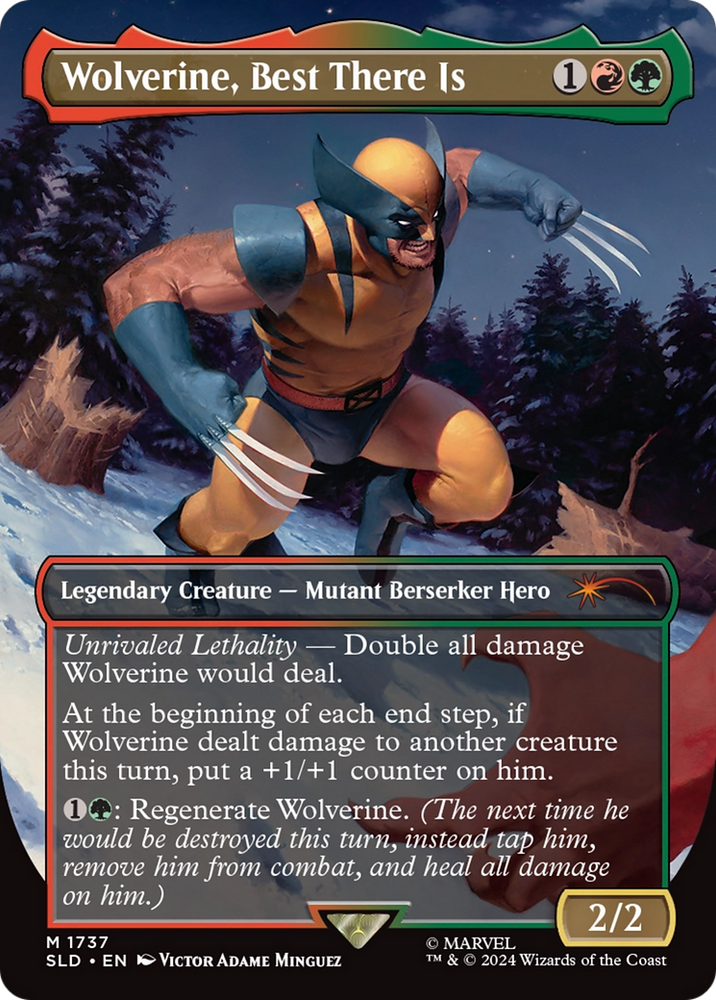 Wolverine, Best There Is [Secret Lair Drop Series] Magic: The Gathering