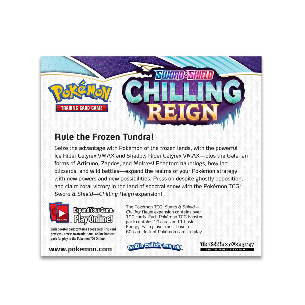 Sword & Shield: Chilling Reign - Booster Box Pokémon