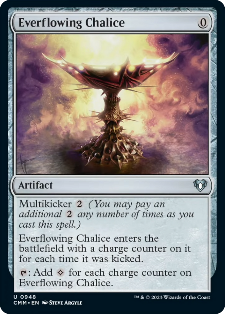 Everflowing Chalice [Commander Masters] Magic: The Gathering